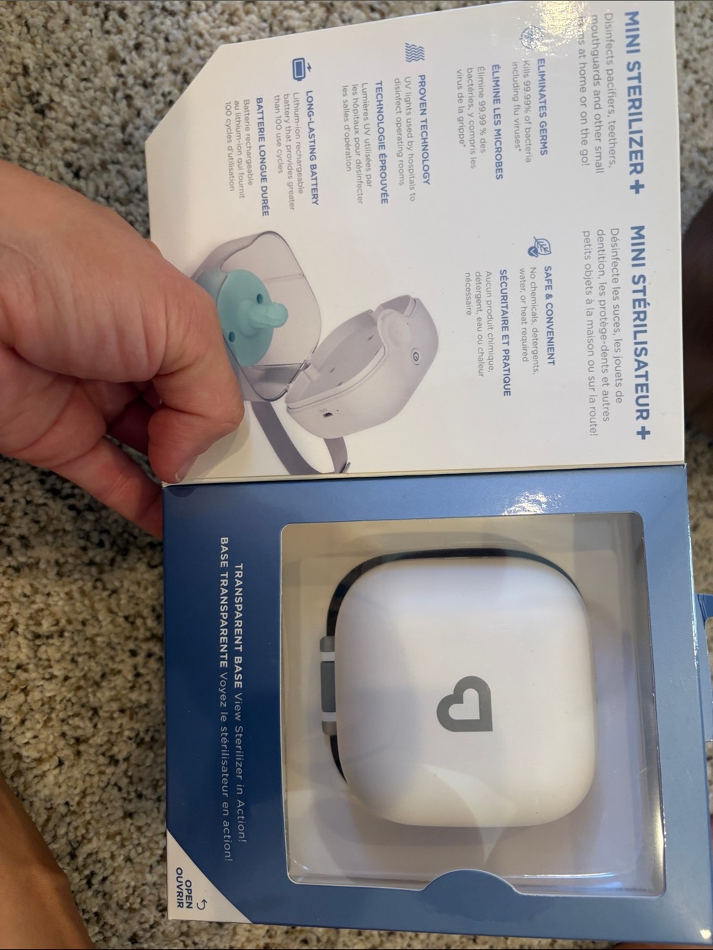Munchkin Mini Sterilizer+ — 59S White